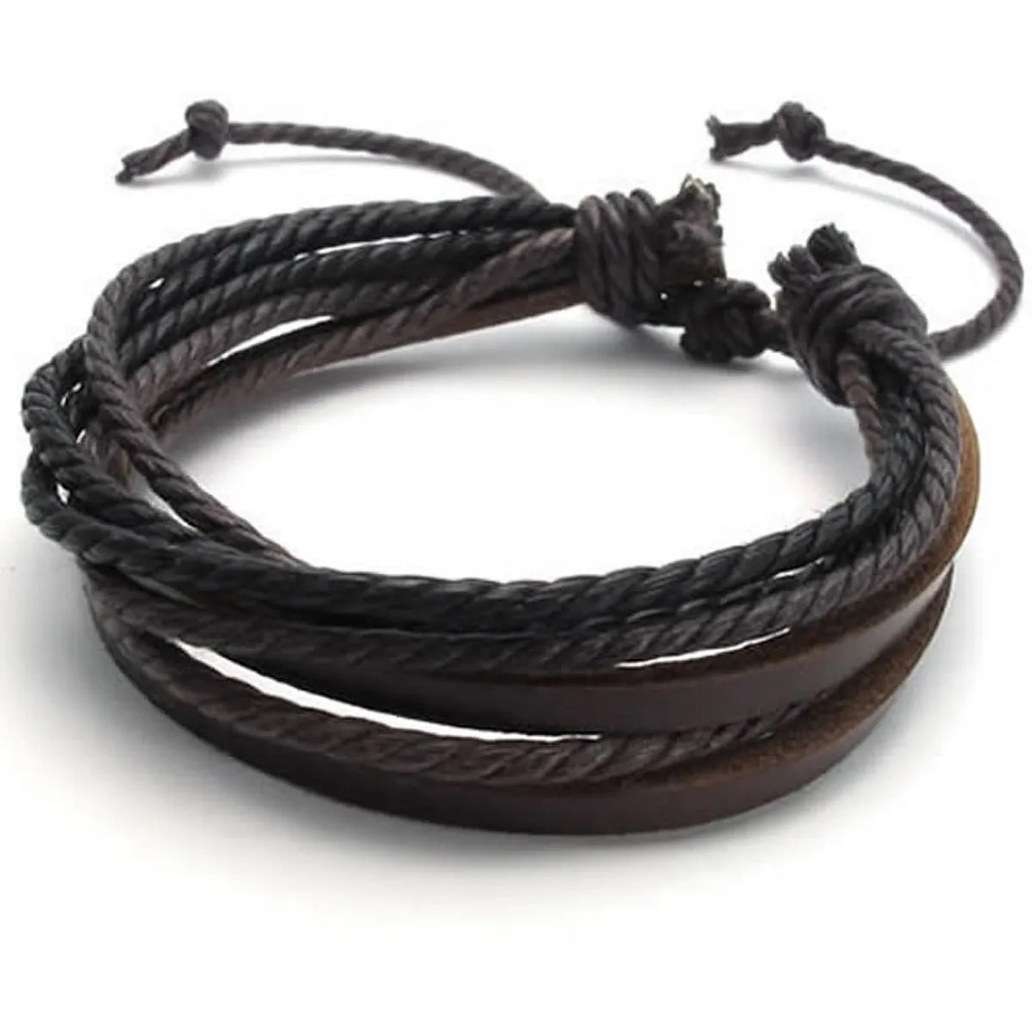 Manilla Hombre Cuero Cuerda 1