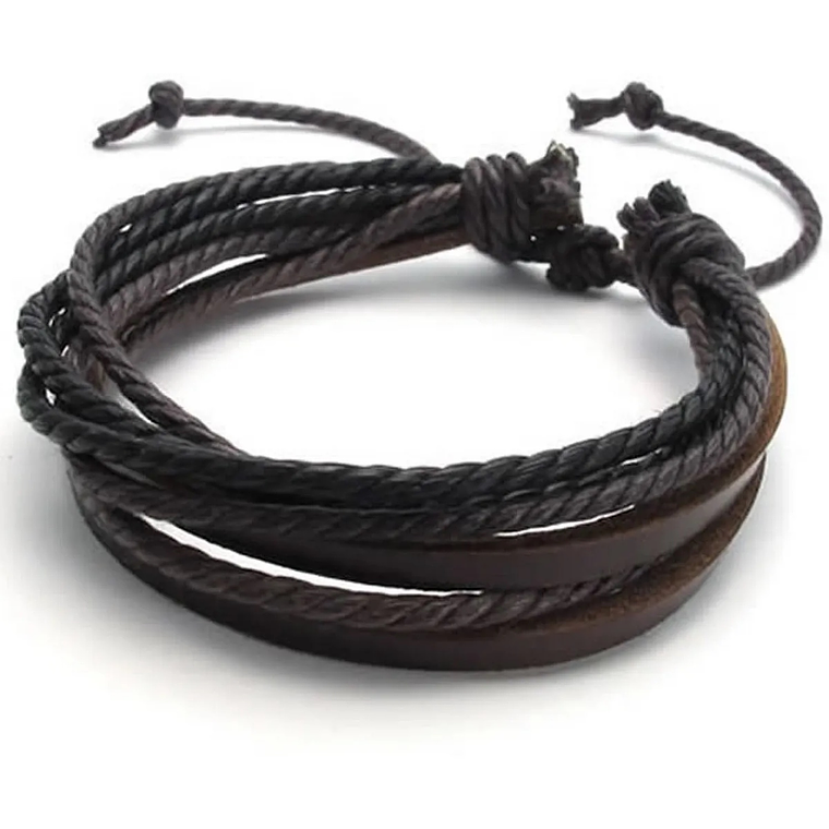 Manilla Hombre Cuero Cuerda 1