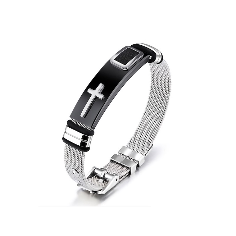 Pulsera Manilla Hombres Acero Inoxidable 18.5cm 80543 1