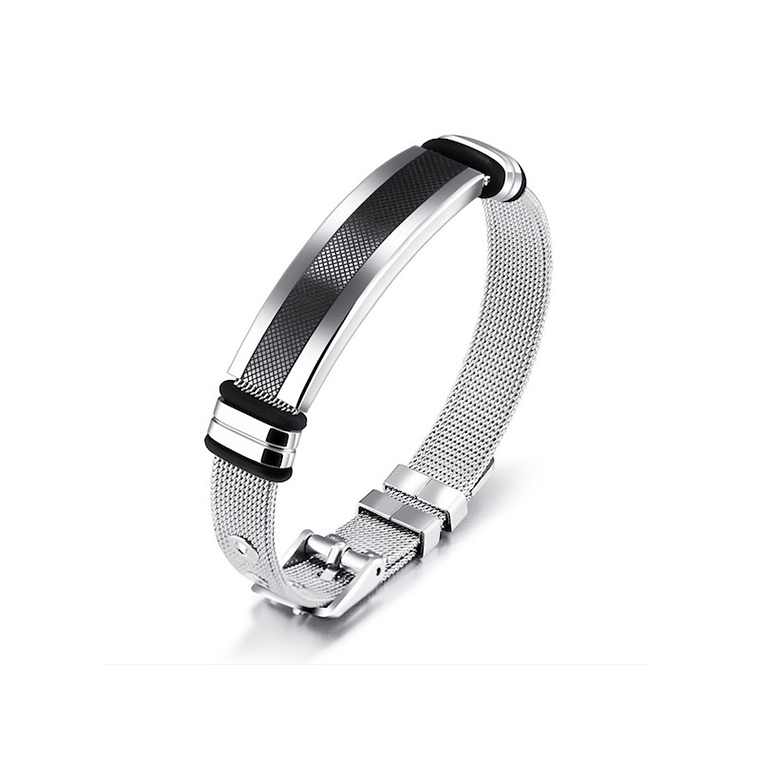 Pulsera Manilla Hombres Acero Inoxidable 18.5cm 80545 1