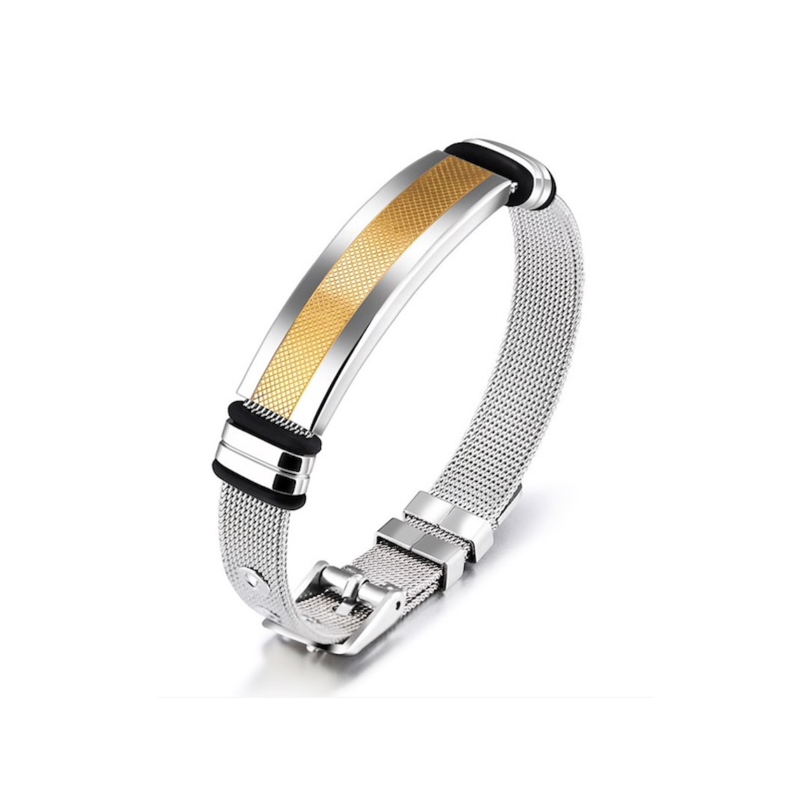 Pulsera Manilla Hombres Acero Inoxidable 18.5cm 80546 1