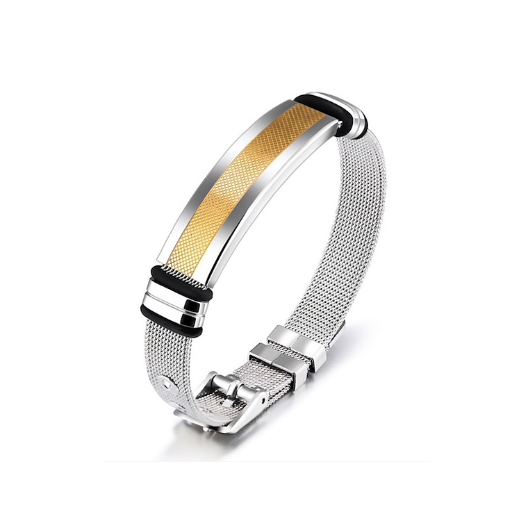 Pulsera Manilla Hombres Acero Inoxidable 18.5cm 80546 1