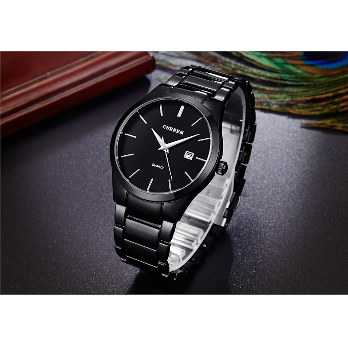 Reloj Analogo Lujo Hombre Acero CURREN 8106 2