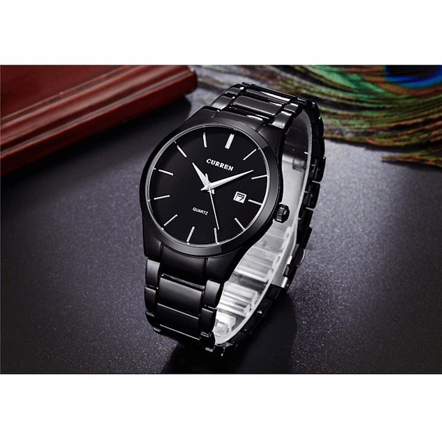 Reloj Analogo Lujo Hombre Acero CURREN 8106