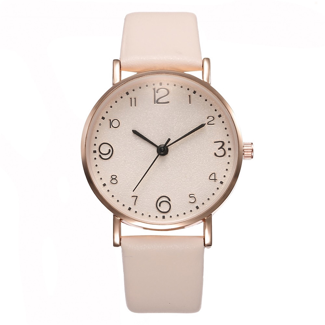 Reloj Pulsera Cuarzo Analogico Mujer Pulso Cuero PU 023 1