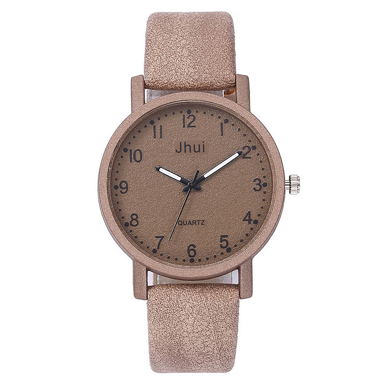 Reloj Pulsera Mujer Casual Cuarzo Correa Cuero PU 1137 1
