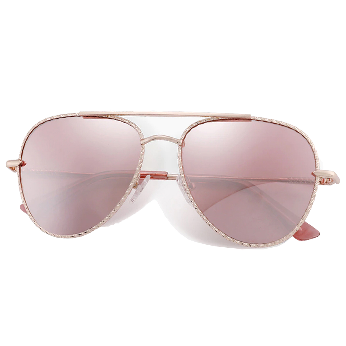 Gafas Lentes Sol FENCHI Mujer Piloto Conduccion UV400 5047 Rosado 2