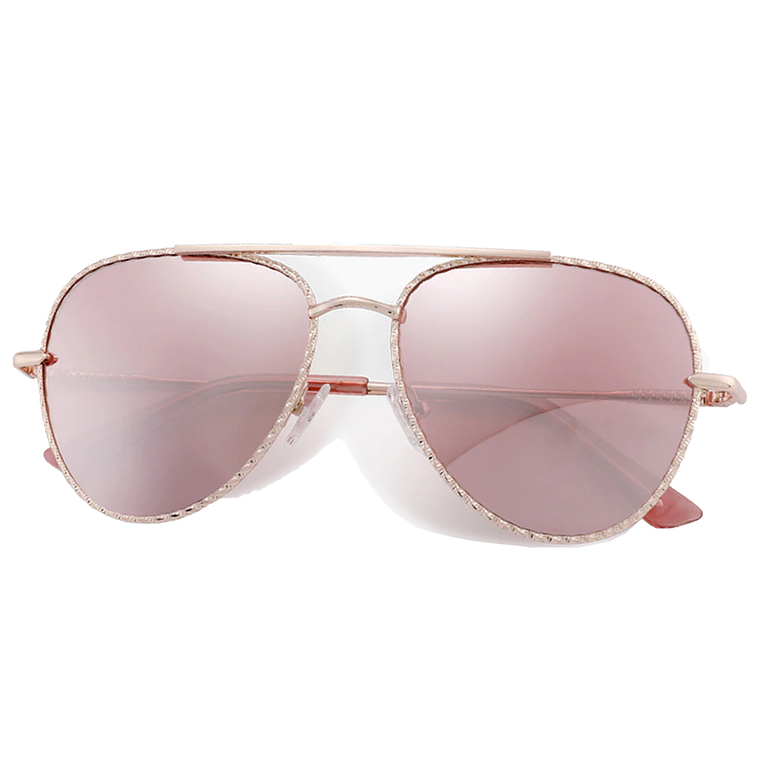 Gafas Lentes Sol FENCHI Mujer Piloto Conduccion UV400 5047 Rosado 2