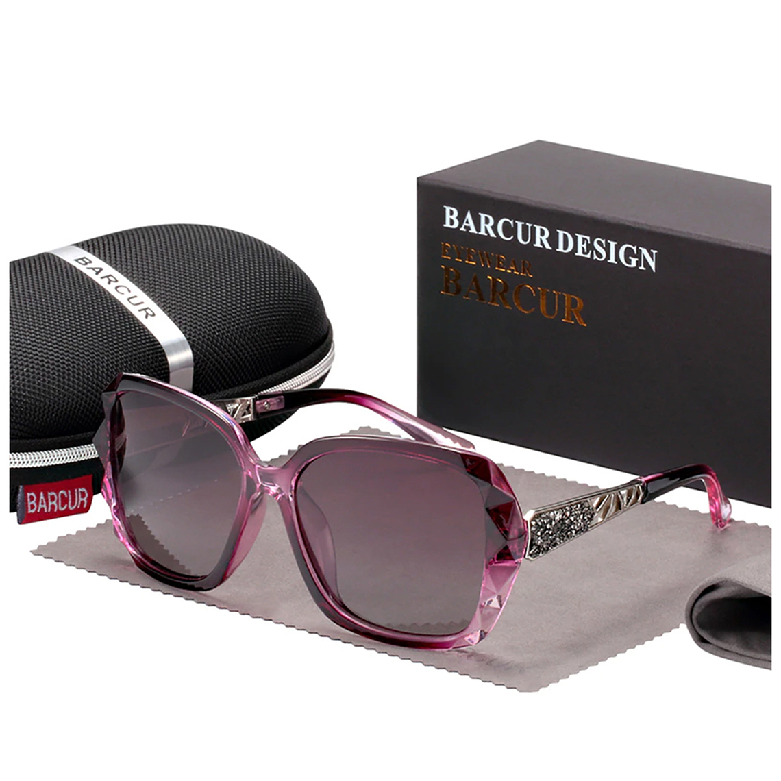 Gafas Lentes Sol BARCUR Mujer Polarizadas UV400 2538 Violeta 3