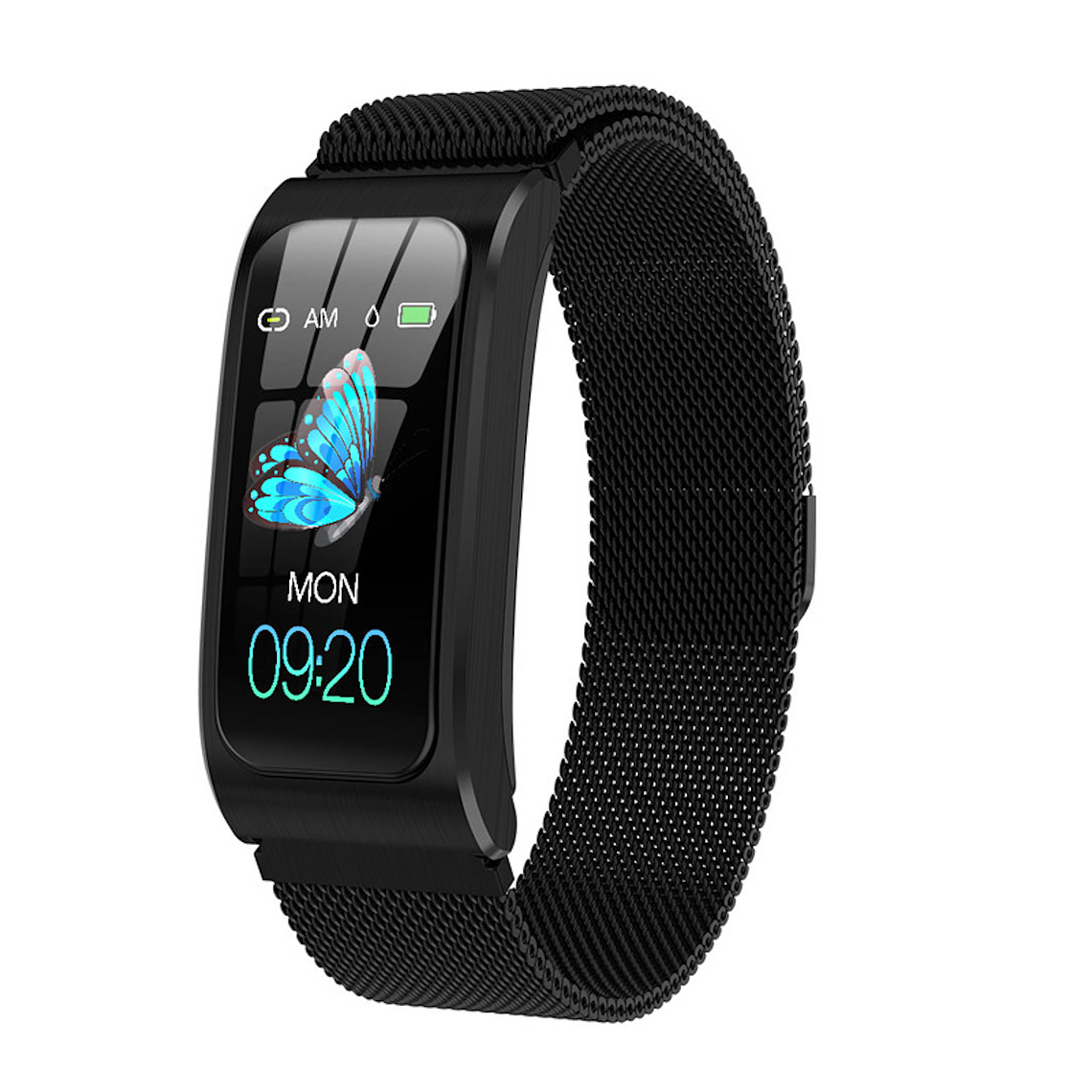 Smartband Pulsera Inteligente Ritmo Cardiaco Pulso Acero AK12 2