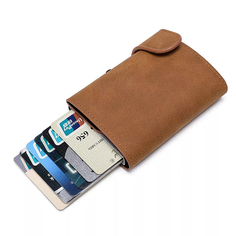 Billetera Aluminio UBMD Bloqueo RFID Tarjeta Emergente 03B 3