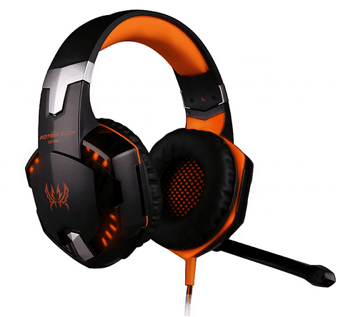 Audifonos Microfono Gaming Estereo Kotion G2000 Naranja
