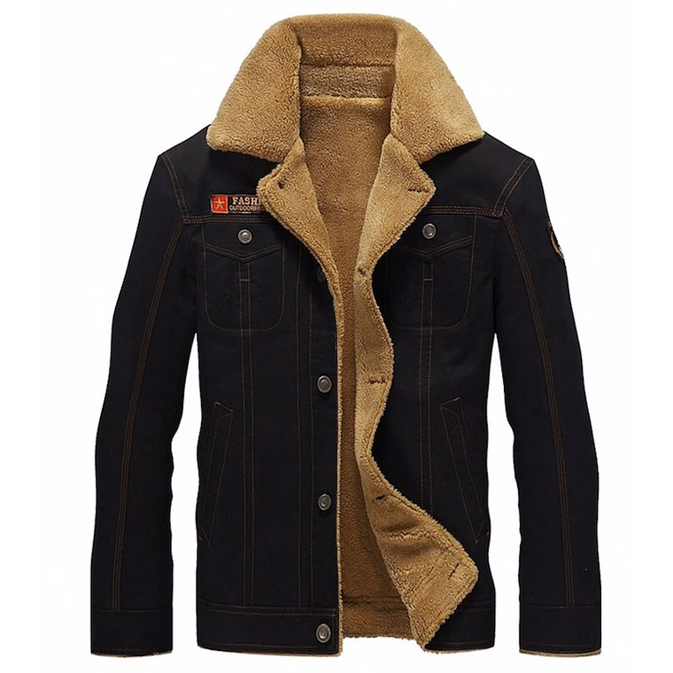 Chaqueta Hombre Piloto Tipo Militar Calida PA061 1