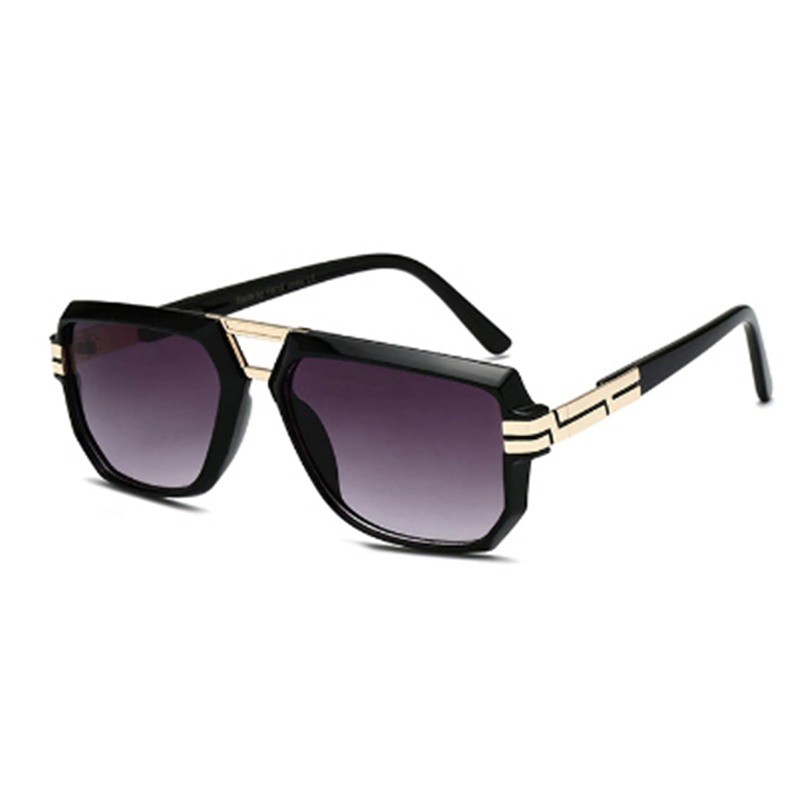 Gafas Sol Hombres DPZ UV400 Deportivas Vintage 28002 Negro 1