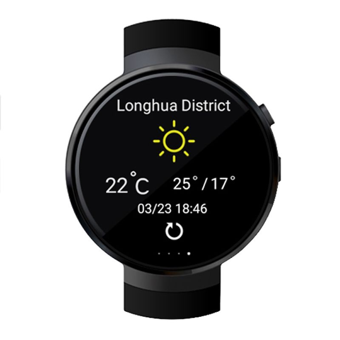 Smartwatch LEMFO LEM7 Android 7.0 4G LTE 1GB + 16GB Negro 3