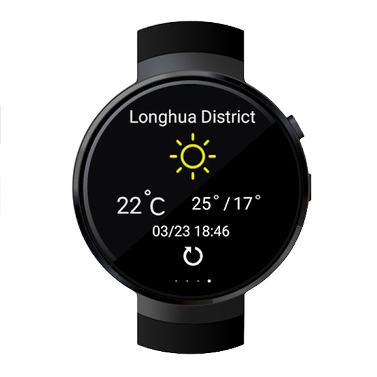 Smartwatch LEMFO LEM7 Android 7.0 4G LTE 1GB + 16GB Negro 3