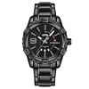 Reloj NAVIFORCE 9117 Casual Hombres Acero Negro Gris