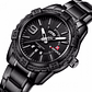 Reloj NAVIFORCE 9117 Casual Hombres Acero Negro Gris - Miniatura 2