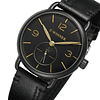 Reloj Mecanico Hombres Maquinaria Acero Inoxidable 468 Negro