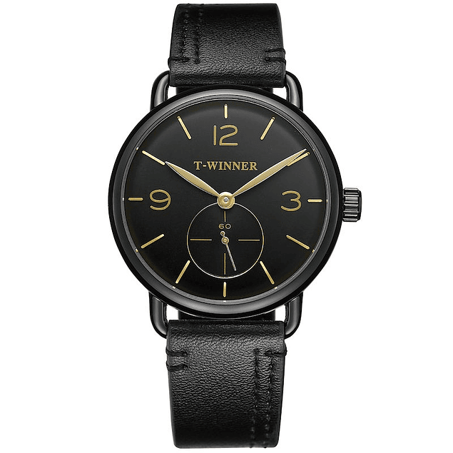 Reloj Mecanico Hombres Maquinaria Acero Inoxidable 468 Negro