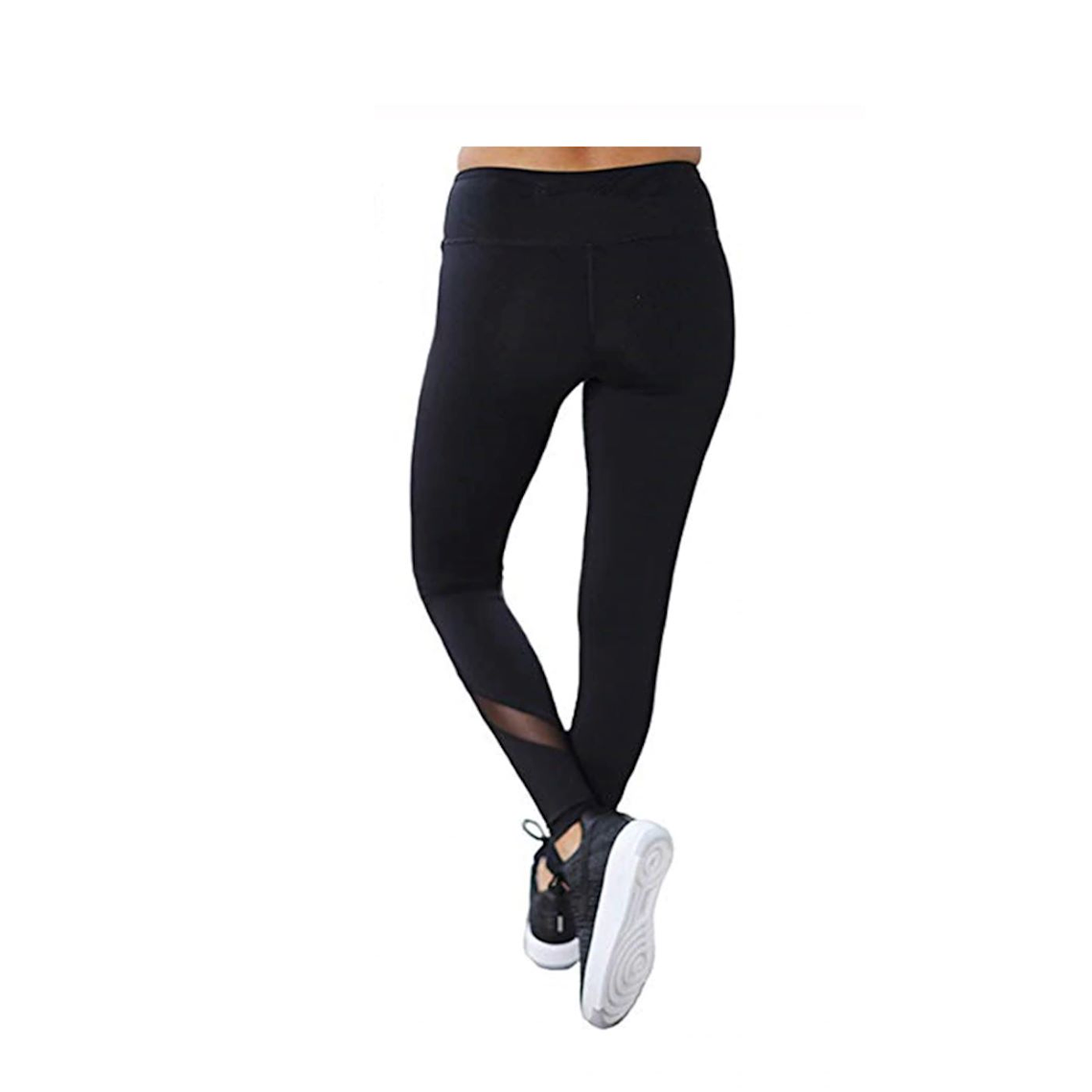 Leggins Deportivo Transpirable Gimnasio Yoga 3012 Negro 2