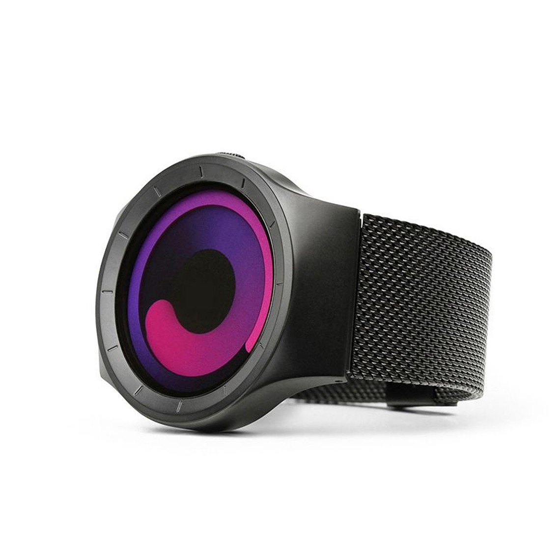 Reloj Hombre Malla Acero Inoxidable SINOBI 9619 Rojo Negro 2