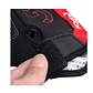 Guantes Ciclismo Medio Dedo Rojo - Miniatura 2