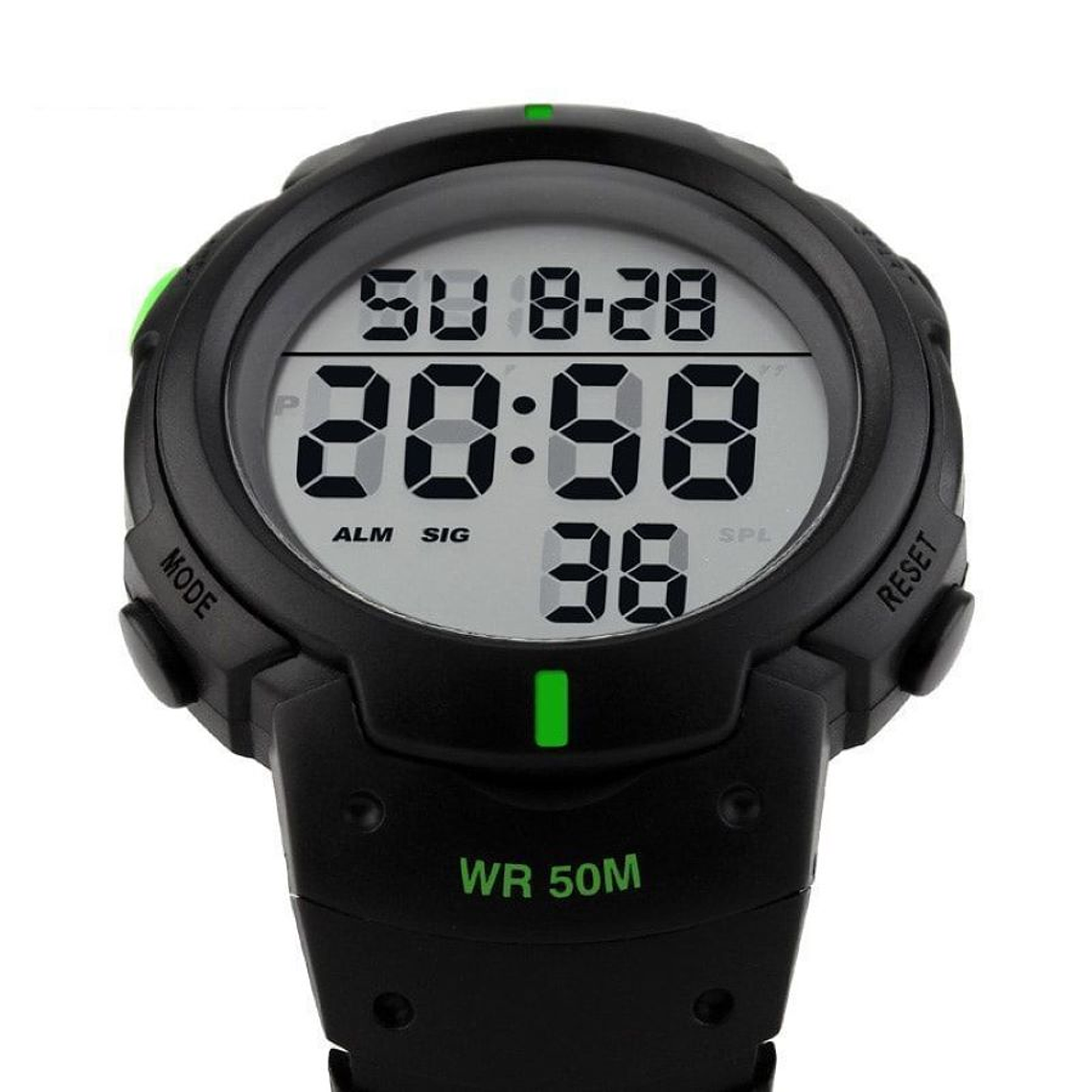 Reloj Digital Estilo Militar SKMEI 1068 Negro Verde 1