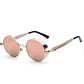 Gafas De Sol Goticas Vintage UV400 Dorado Rosado - Miniatura 1