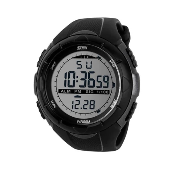 SKMEI 1025 Reloj Digital Militar Impermeable - Negro Gris 1