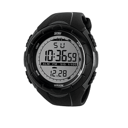 SKMEI 1025 Reloj Digital Militar Impermeable - Negro