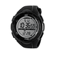 SKMEI 1025 Reloj Digital Militar Impermeable - Negro - Miniatura 1