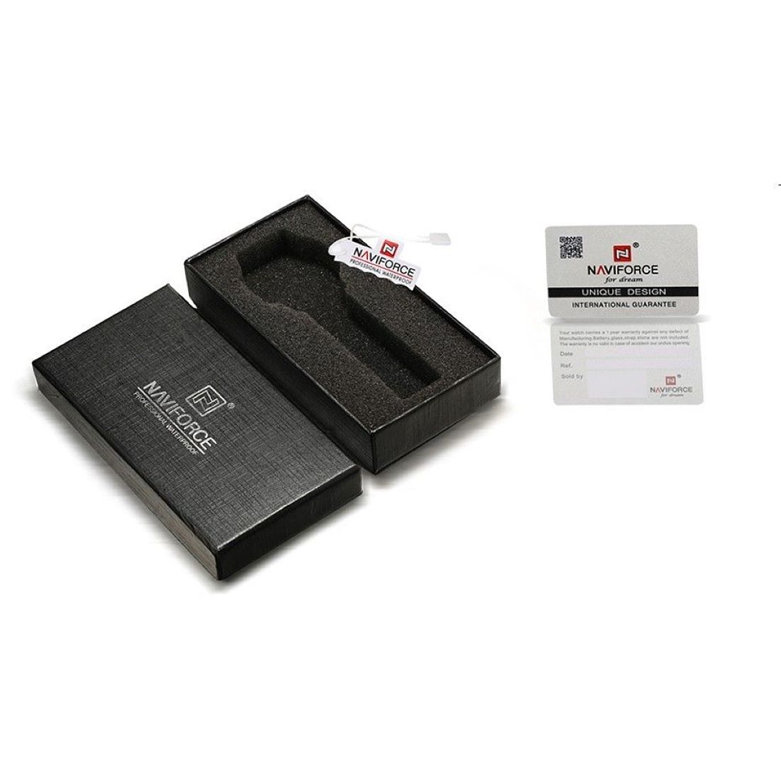 Reloj Hombre NAVIFORCE Análogo Digital Acero Inoxidable NF9024M Plateado Rojo 2