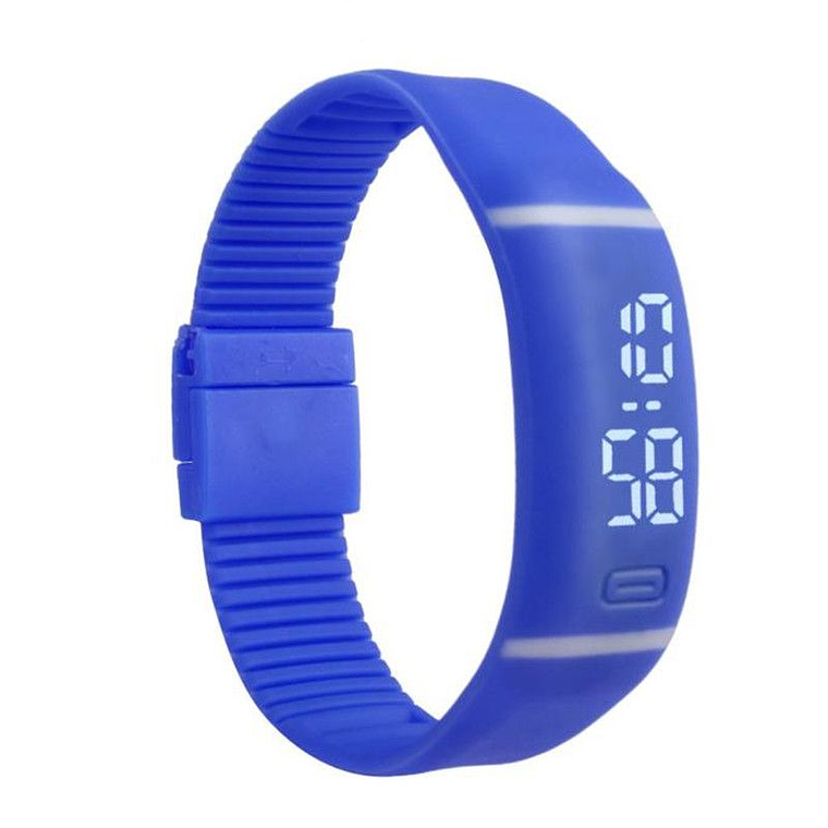 Reloj Digital Deportivo Mujer Silicona Vot6 Color Azul 1