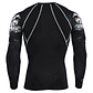 Camiseta Hombre Lobo 3D Manga Larga Lycra TC96 Negro - Miniatura 3