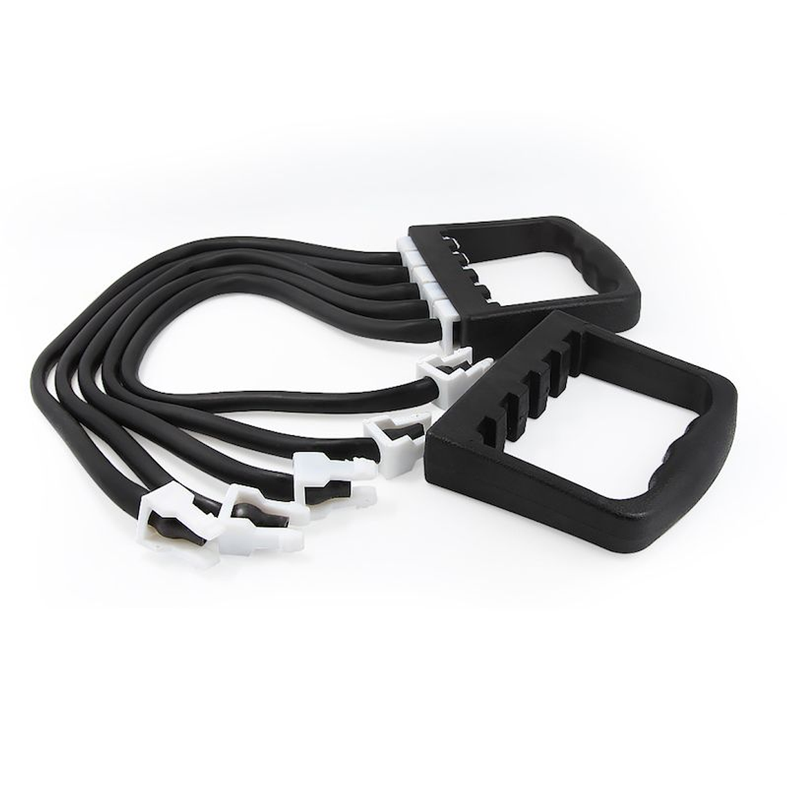 Banda Pectoral Elastica Resistencia 5 Bandas Portable Negro 5