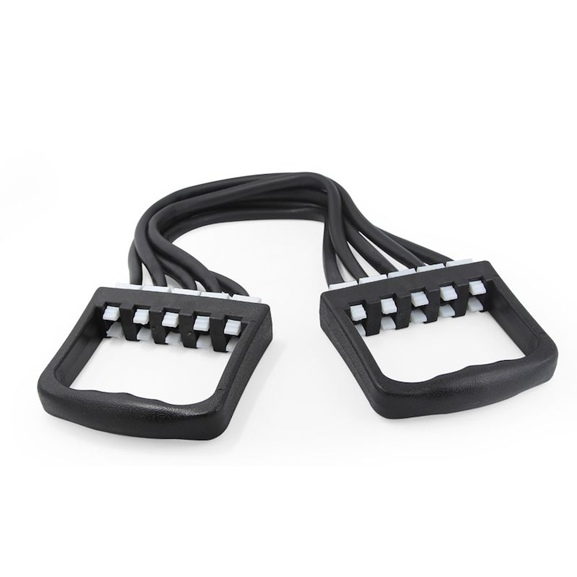 Banda Pectoral Elastica Resistencia 5 Bandas Portable Negro 6