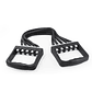 Banda Pectoral Elastica Resistencia 5 Bandas Portable Negro - Miniatura 6