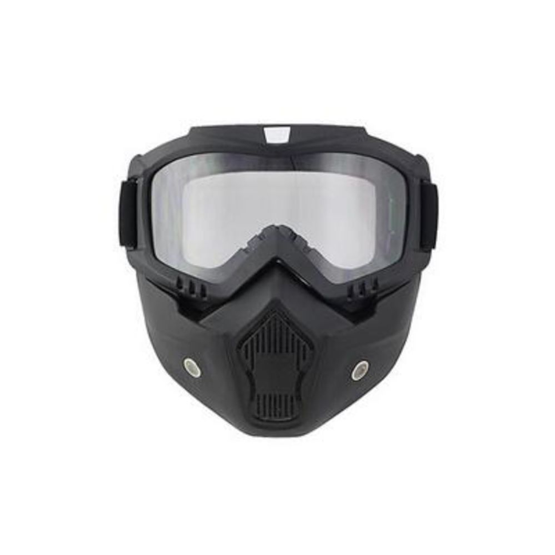 Gafas Careta Motociclismo Desmontables Motocross Transparente- 1