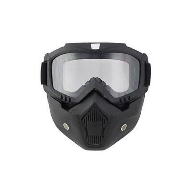 Gafas Careta Motociclismo Desmontables Motocross Transparente- 1