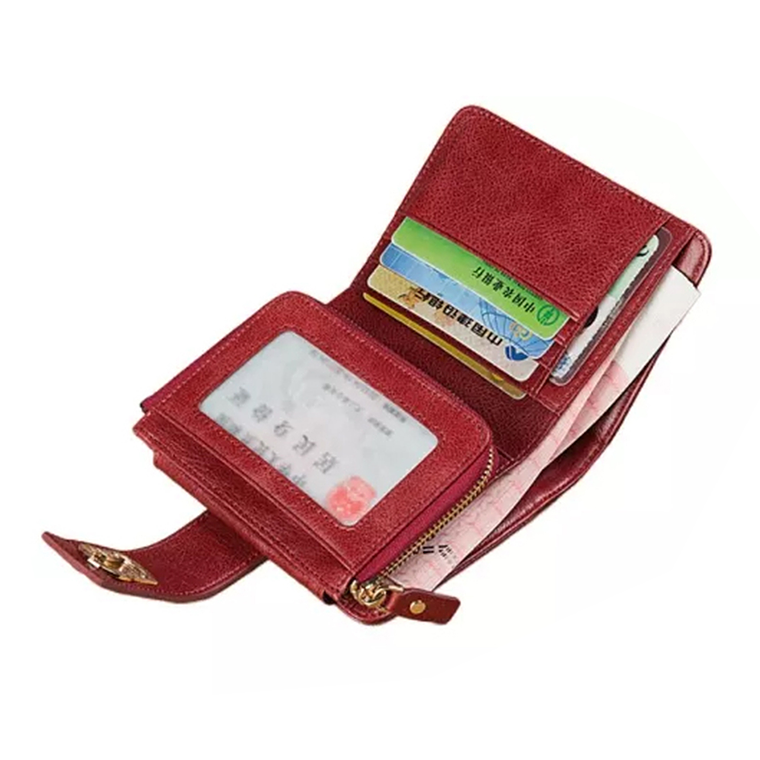 Billetera Cuero UBMD Mujer Monedero Bloqueo RFID 6096 4