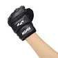 Guantes Entrenamiento Medio Dedo MMA Boxeo KB MT Negro - Miniatura 2