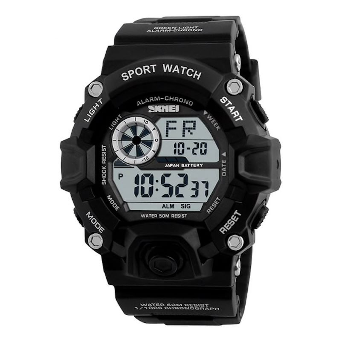 Reloj Deportivo SKMEI Militar Ref 1019 Negro 1