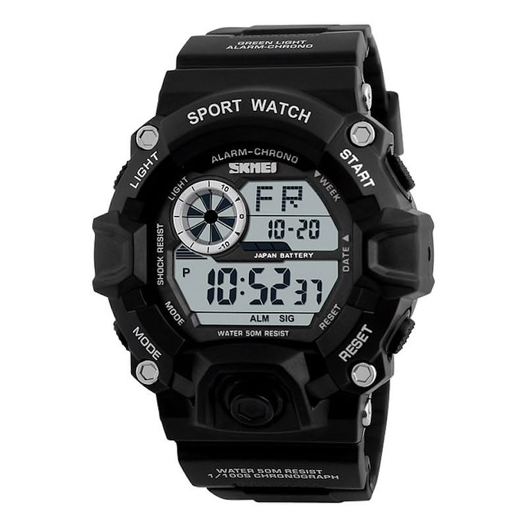 Reloj Deportivo SKMEI Militar Ref 1019 Negro 1