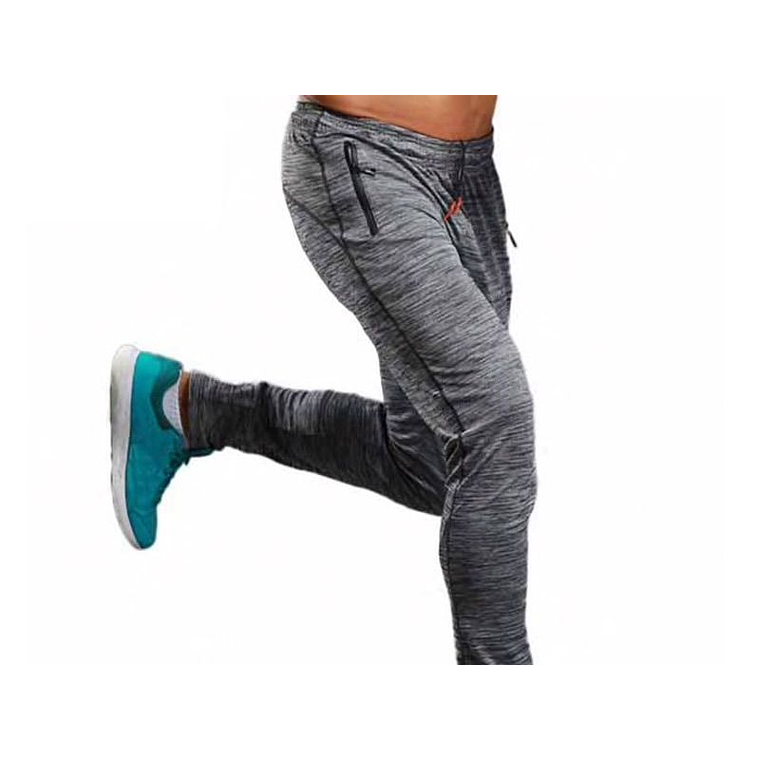 Pantalon Deportivo Hombres Respirable Elástico Gris S15 2