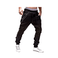 Pantalón Deportivo Hombres Sudadera 7984 Negro - Miniatura 3