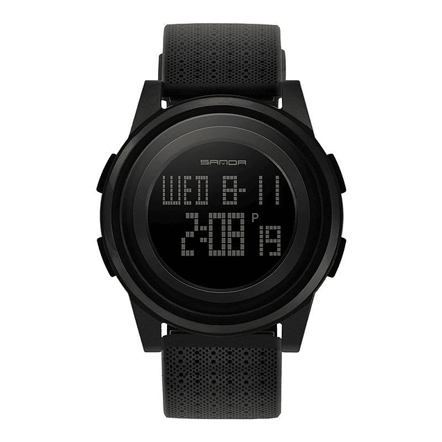 Reloj SANDA 337 Deportivo Hombres LED Digital Negro