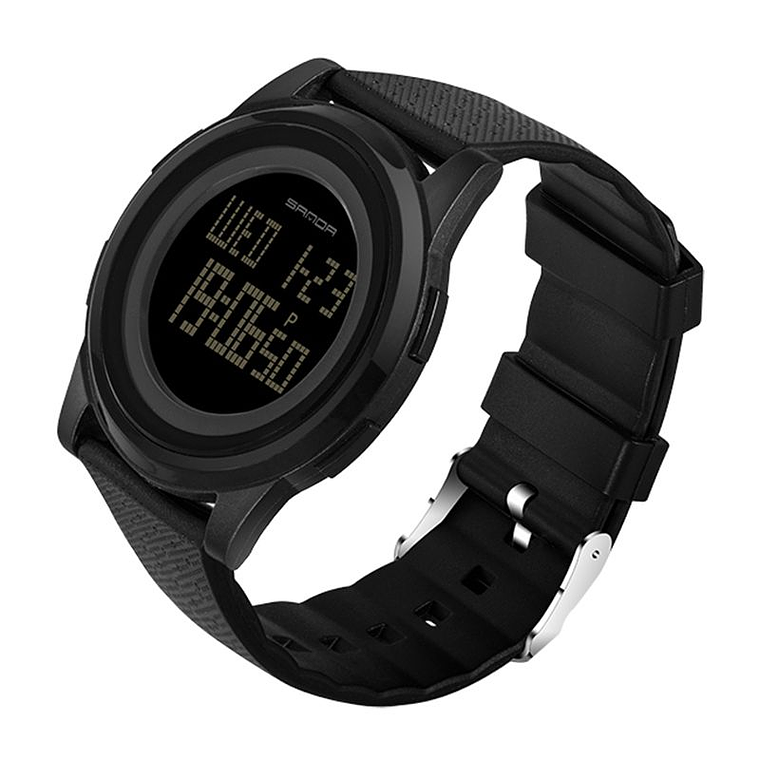 Reloj SANDA 337 Deportivo Hombres LED Digital Negro 2
