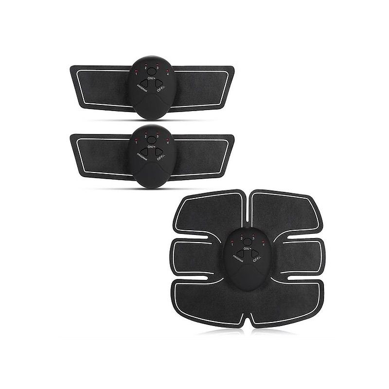 Tonificador Muscular Abdominal Brazos Piernas Vibracion 3pcs 3