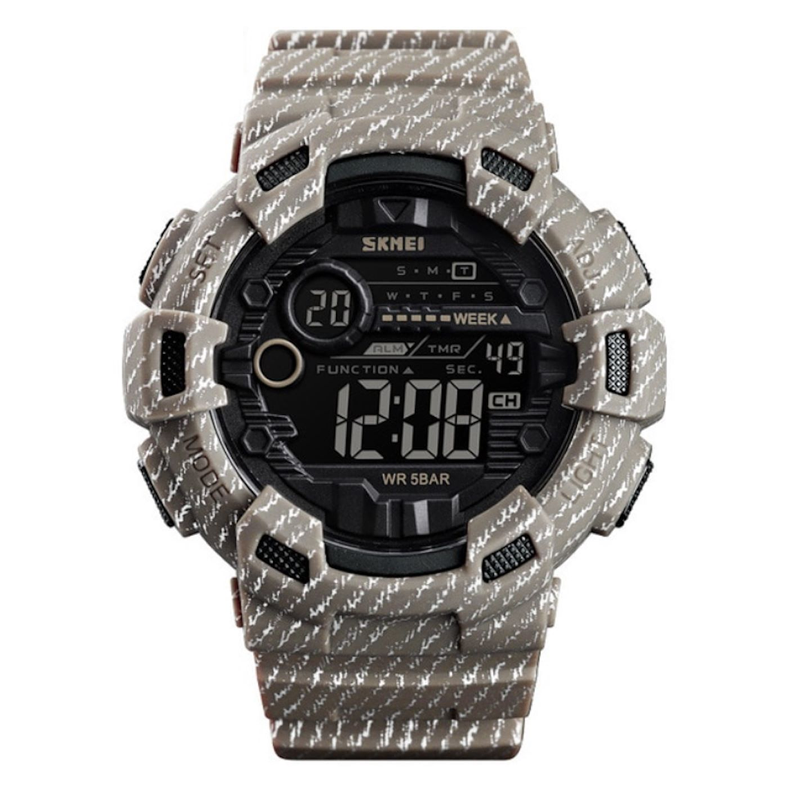 Reloj Deportivo Hombre Alarma Semana Digital SKMEI 1472 Caqui 1